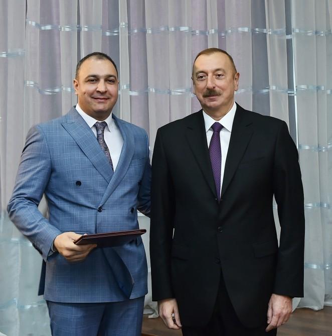 Azerbaijani president attends ceremony dedicated to 2018 sporting results (PHOTO)