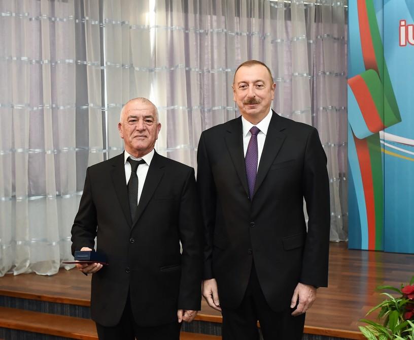 Azerbaijani president attends ceremony dedicated to 2018 sporting results (PHOTO)