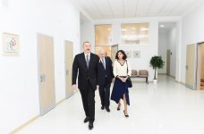 Azerbaijani president, first lady view newly-renovated Medical Rehabilitation Institute (PHOTO)