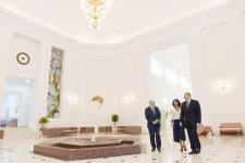 Azerbaijani president, first lady view newly-renovated Medical Rehabilitation Institute (PHOTO)