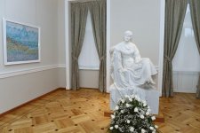 Azerbaijani president, first lady inaugurate building of National Museum of Art after overhaul (PHOTO)