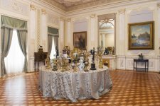 Azerbaijani president, first lady inaugurate building of National Museum of Art after overhaul (PHOTO)