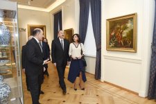 Azerbaijani president, first lady inaugurate building of National Museum of Art after overhaul (PHOTO)