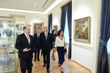 Azerbaijani president, first lady inaugurate building of National Museum of Art after overhaul (PHOTO)