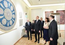 Azerbaijani president, first lady inaugurate building of National Museum of Art after overhaul (PHOTO)