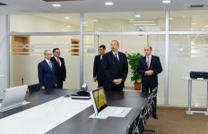 Azerbaijani president inaugurates new administrative building of Binagadi District Court (PHOTO)