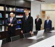 Azerbaijani president inaugurates new administrative building of Binagadi District Court (PHOTO)