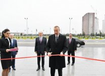 Azerbaijani president inaugurates new administrative building of Binagadi District Court (PHOTO)