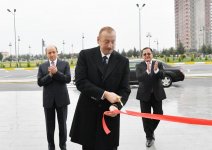 Azerbaijani president inaugurates new administrative building of Binagadi District Court (PHOTO)