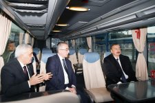 Azerbaijani president attends inauguration of facilities at Baku Oil Refinery (PHOTO)