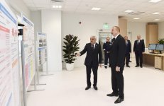 Azerbaijani president attends inauguration of facilities at Baku Oil Refinery (PHOTO)