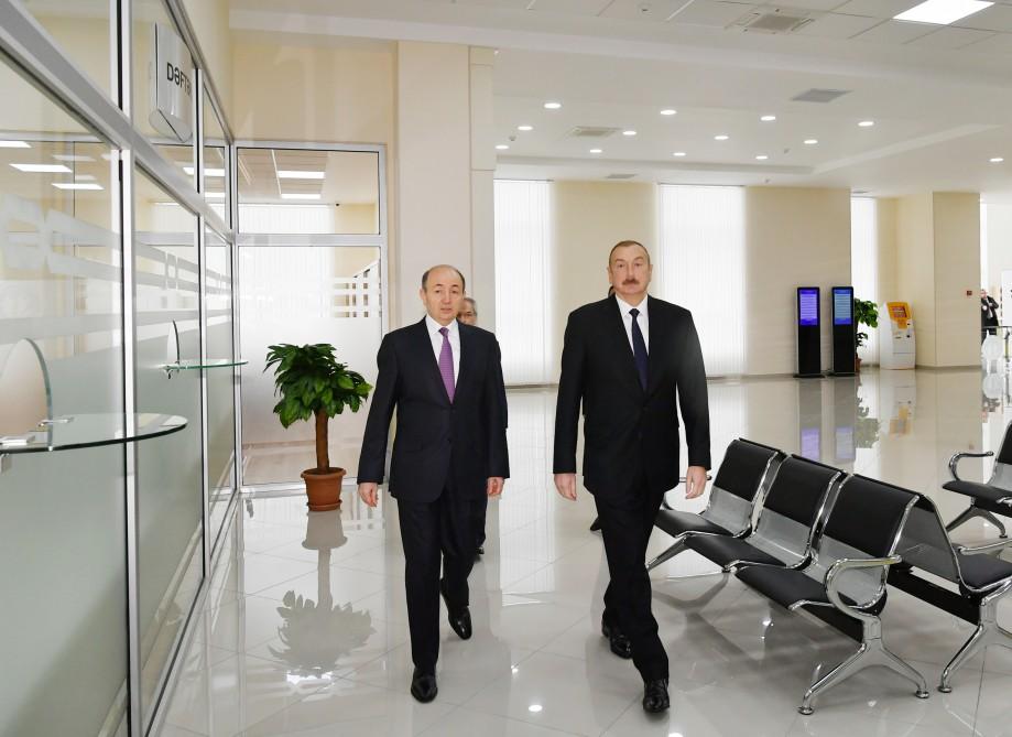 Azerbaijani president inaugurates new administrative building of Binagadi District Court (PHOTO)