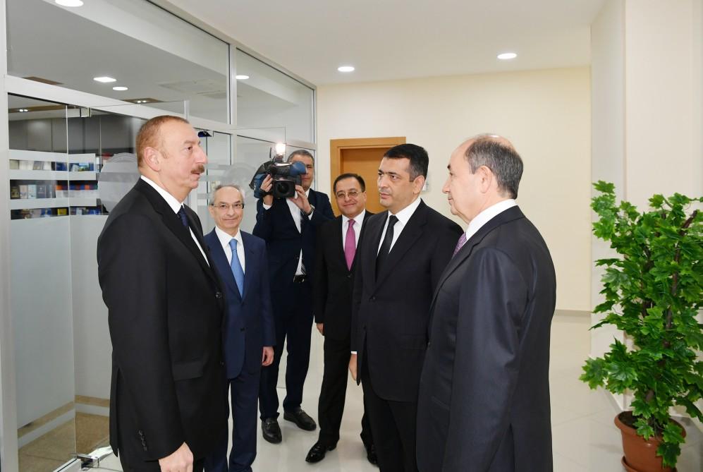 Azerbaijani president inaugurates new administrative building of Binagadi District Court (PHOTO)