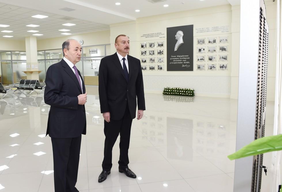 Azerbaijani president inaugurates new administrative building of Binagadi District Court (PHOTO)