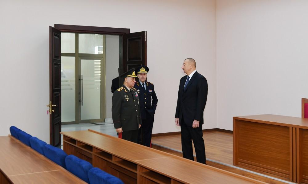 President Aliyev inaugurates new education block of Interior Ministry's Police Academy (PHOTO)