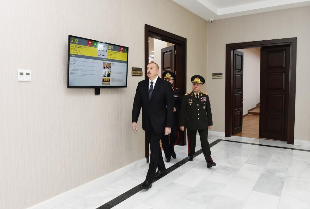 President Aliyev inaugurates new education block of Interior Ministry's Police Academy (PHOTO)