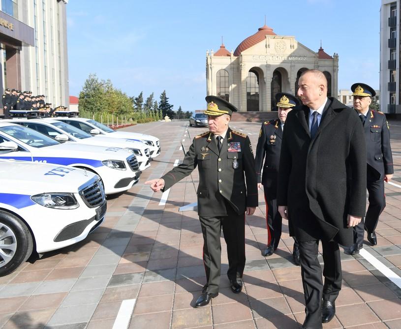 President Aliyev inaugurates new education block of Interior Ministry's Police Academy (PHOTO)
