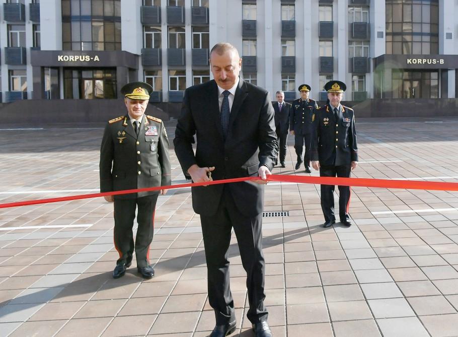 President Aliyev inaugurates new education block of Interior Ministry's Police Academy (PHOTO)