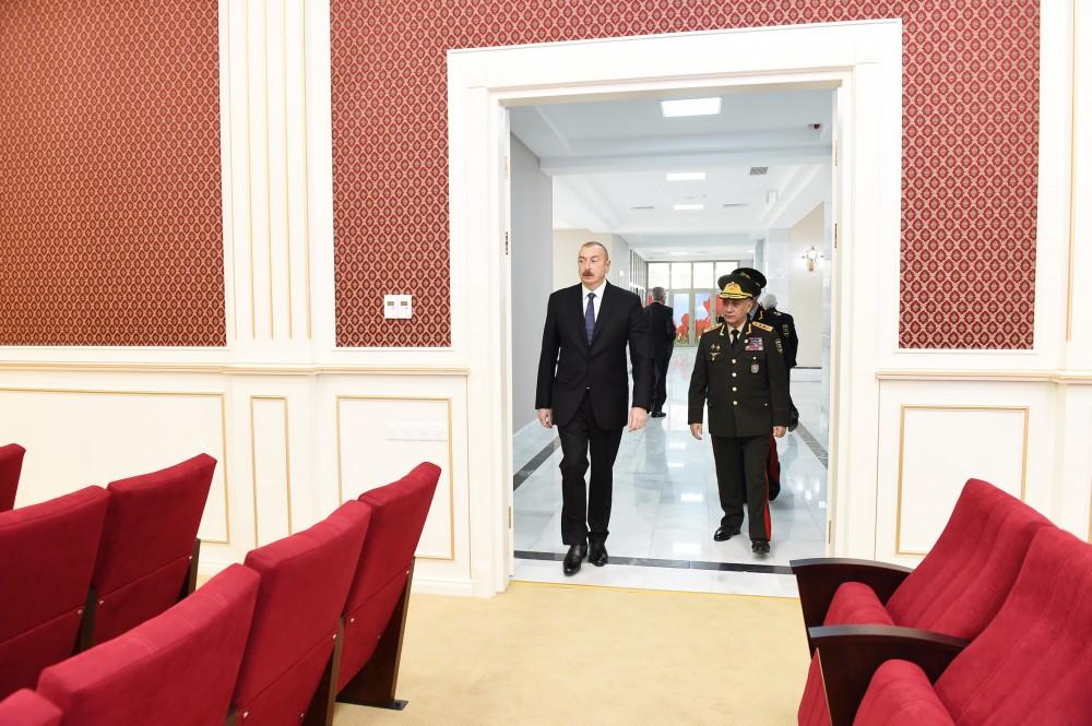 President Aliyev inaugurates new education block of Interior Ministry's Police Academy (PHOTO)