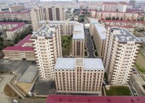 Azerbaijani president, first lady attend opening of residential complex for refugees, IDPs in Sumgait (PHOTO)