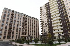 Azerbaijani president, first lady attend opening of residential complex for refugees, IDPs in Sumgait (PHOTO)