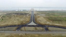 Azerbaijani president attends opening of road connecting Ziya Bunyadov avenue with Balakhani-Binagadi highway (PHOTO)