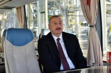 Ilham Aliyev attends inauguration of SOCAR carbamide plant (PHOTO)