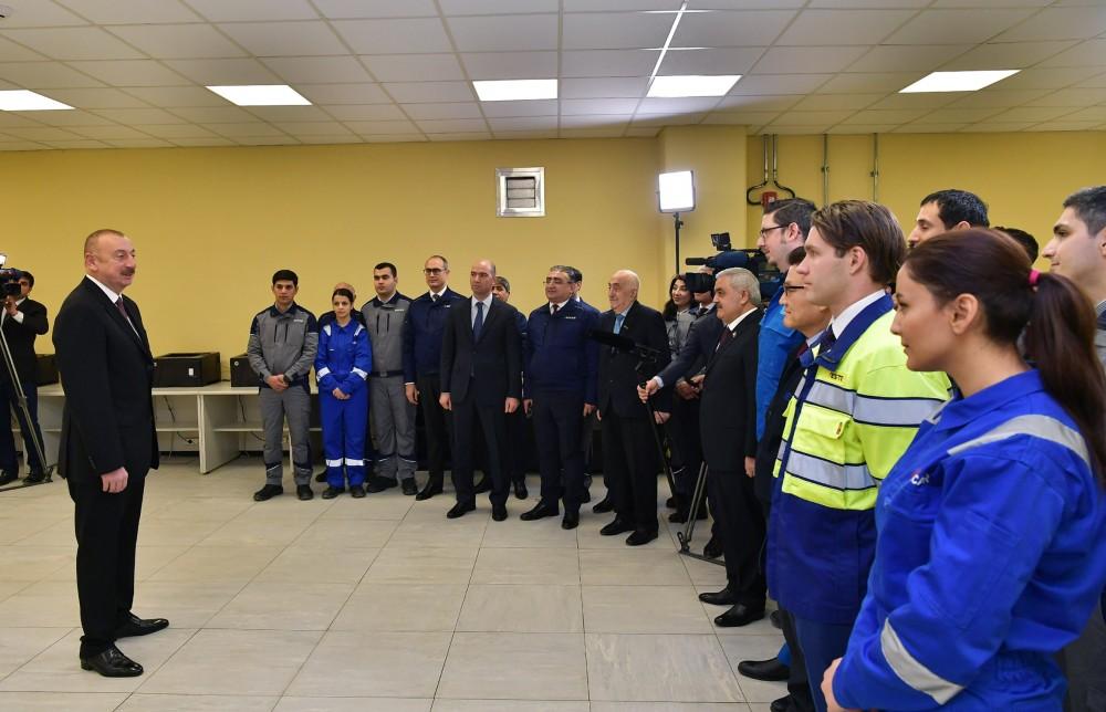 Ilham Aliyev attends inauguration of SOCAR carbamide plant (PHOTO)