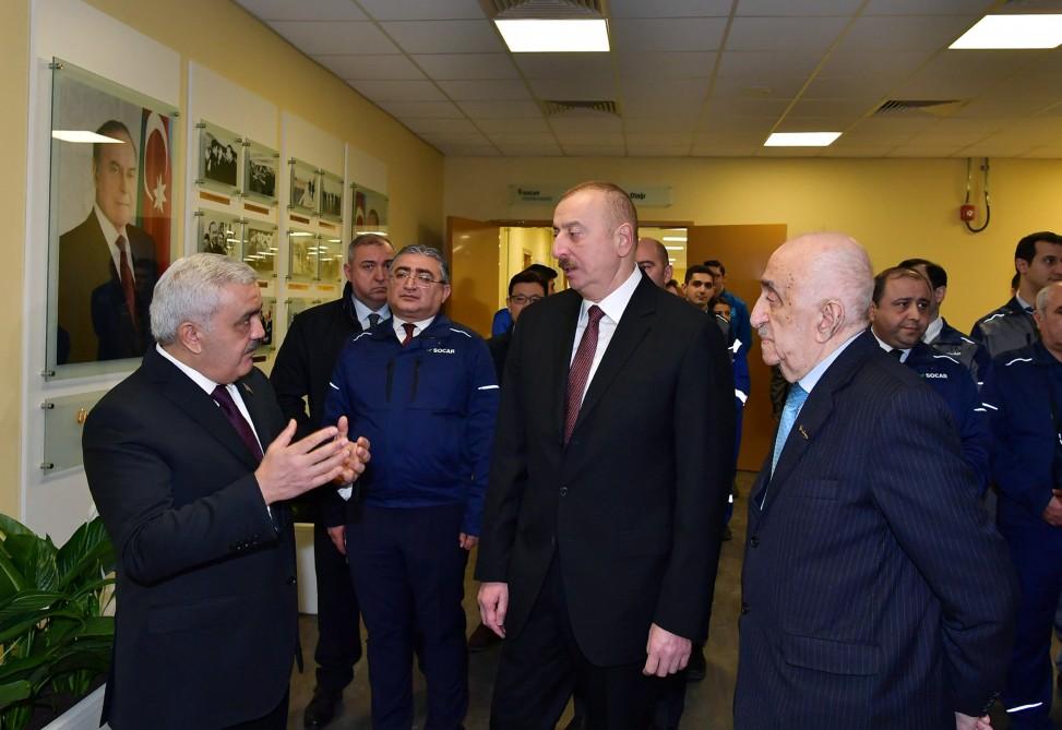 Ilham Aliyev attends inauguration of SOCAR carbamide plant (PHOTO)