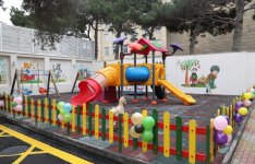 First VP Mehriban Aliyeva attends opening of kindergarten in Baku (PHOTO)