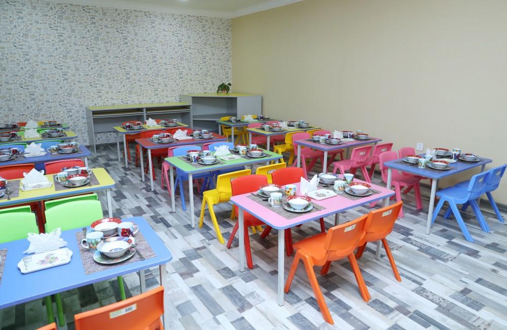 First VP Mehriban Aliyeva attends opening of kindergarten in Baku (PHOTO)