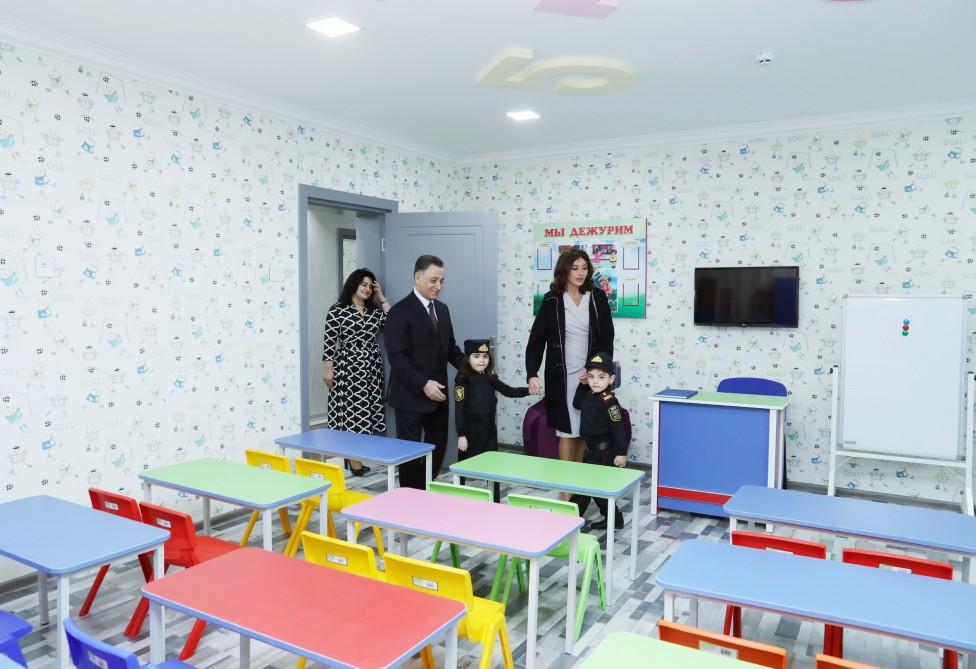First VP Mehriban Aliyeva attends opening of kindergarten in Baku (PHOTO)