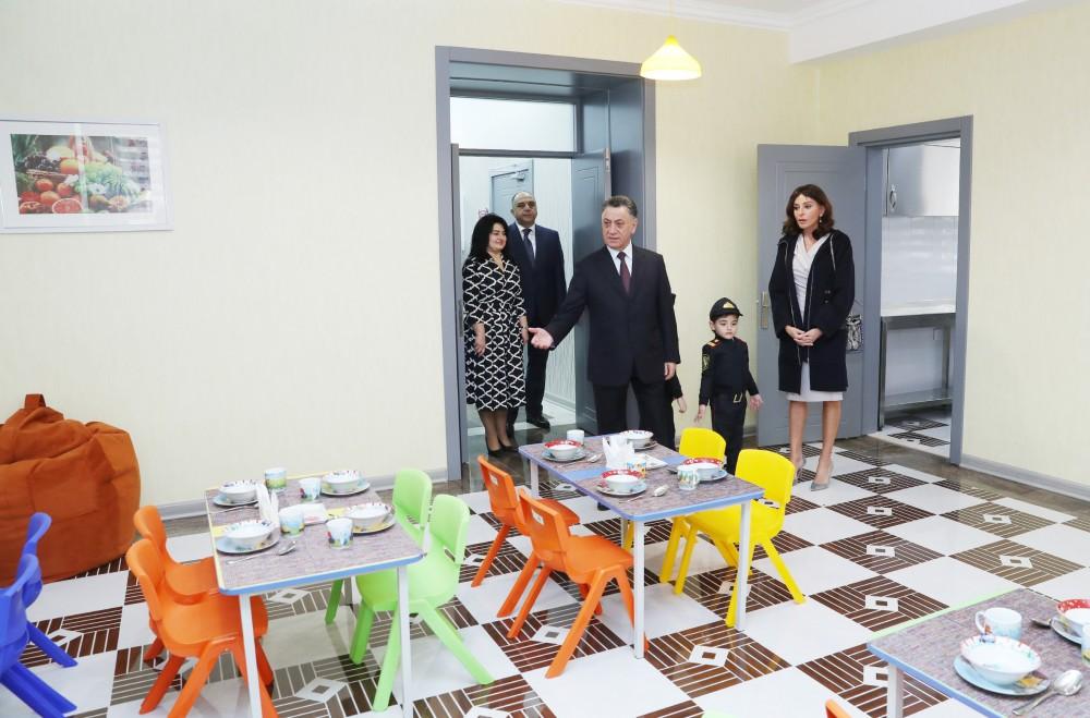 First VP Mehriban Aliyeva attends opening of kindergarten in Baku (PHOTO)