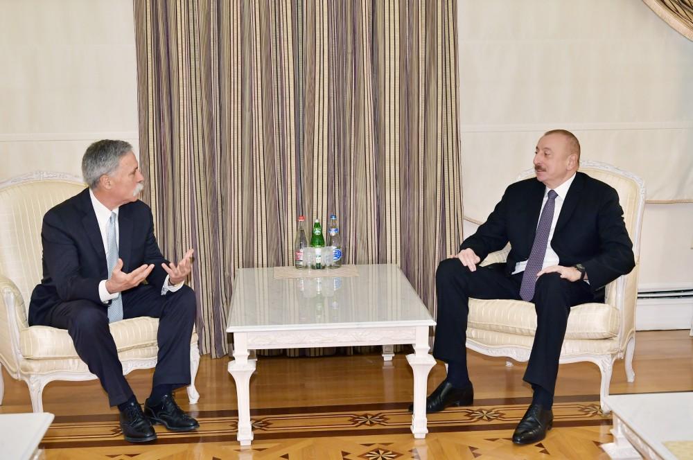 President Ilham Aliyev received Formula 1 Group CEO (PHOTO)