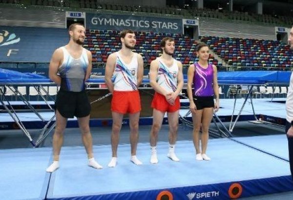 Preparations of Azerbaijani gymnasts for World Cup actively continue (PHOTO)
