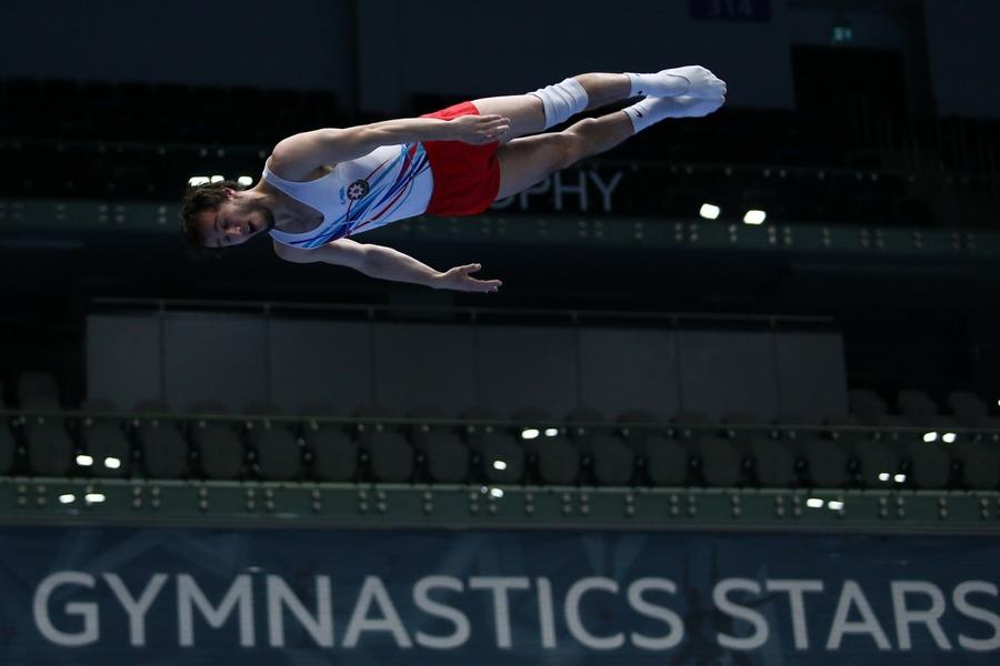 Preparations of Azerbaijani gymnasts for World Cup actively continue (PHOTO)