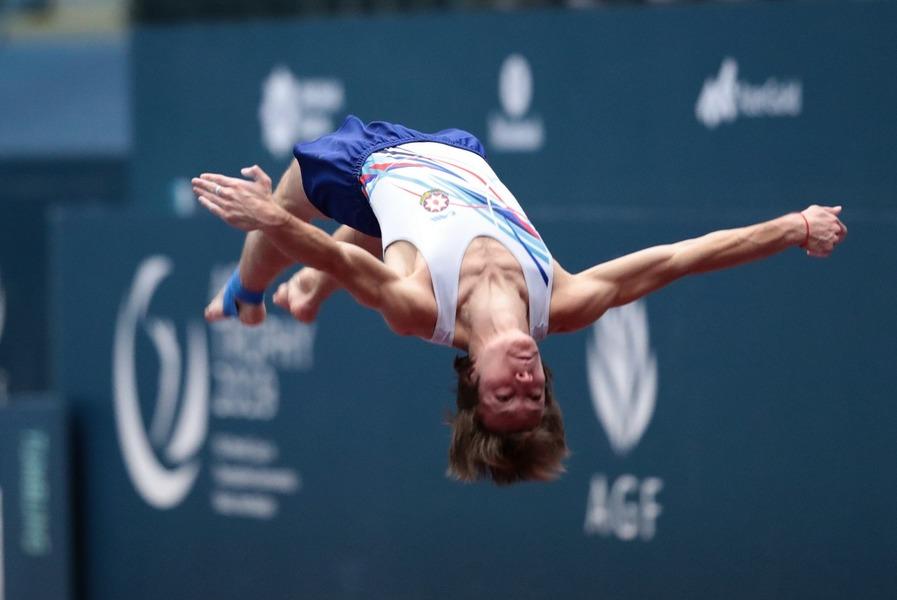 Preparations of Azerbaijani gymnasts for World Cup actively continue (PHOTO)