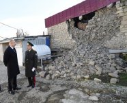 President Ilham Aliyev visited quake-hit Shamakhi (PHOTO)