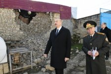 President Ilham Aliyev visited quake-hit Shamakhi (PHOTO)