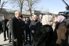 President Ilham Aliyev visited quake-hit Shamakhi (PHOTO)