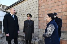 President Ilham Aliyev visited quake-hit Shamakhi (PHOTO)