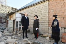 President Ilham Aliyev visited quake-hit Shamakhi (PHOTO)