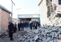President Ilham Aliyev visited quake-hit Shamakhi (PHOTO)
