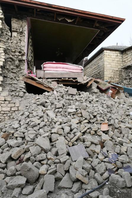 President Ilham Aliyev visited quake-hit Shamakhi (PHOTO)