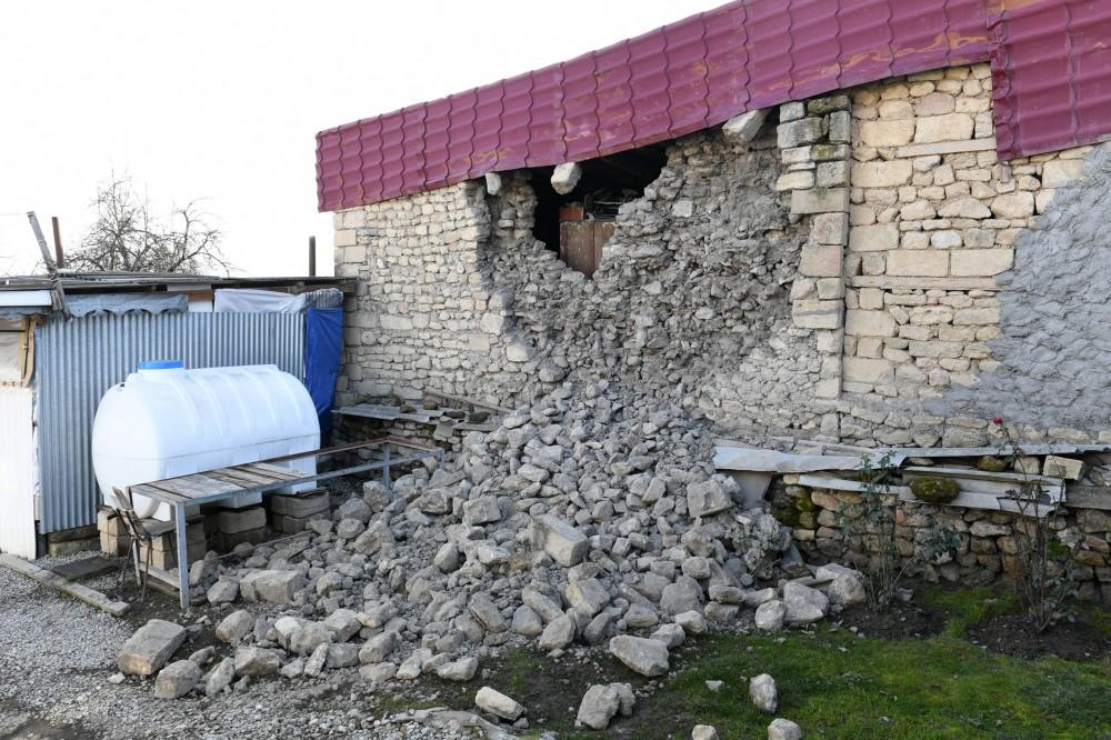 President Ilham Aliyev visited quake-hit Shamakhi (PHOTO)