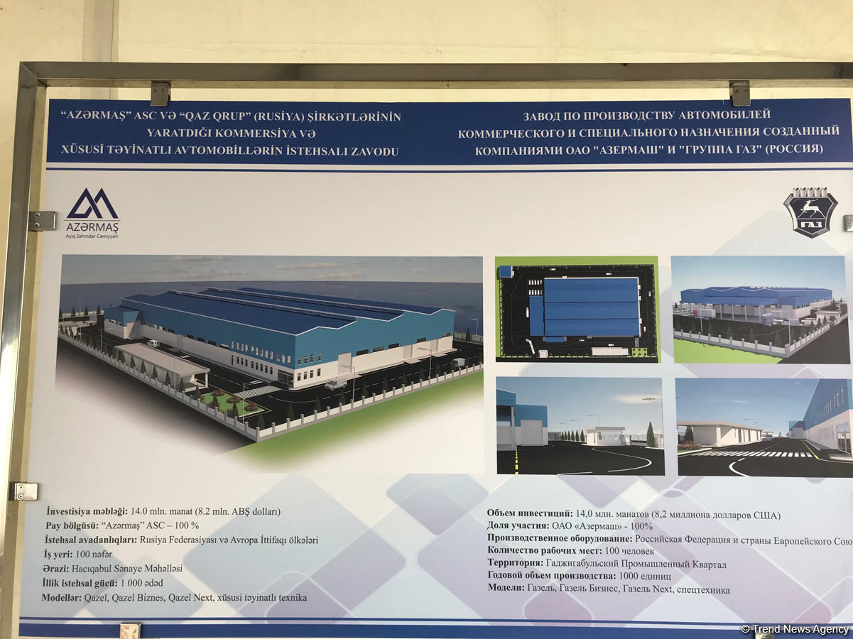 Foundation of new automobile plant laid in Azerbaijan (PHOTO)