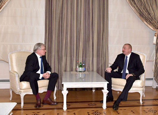 President Aliyev receives chairman of Dutch-Azerbaijan Friendship Group