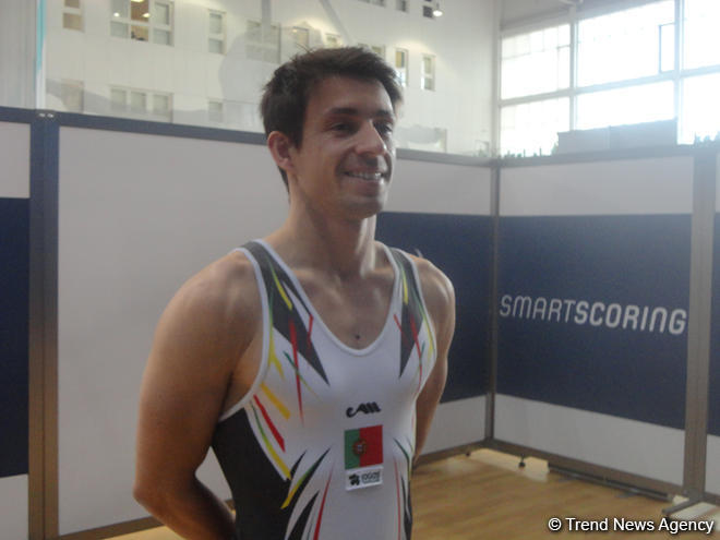 Portuguese gymnast: World Cup in Baku organized very well