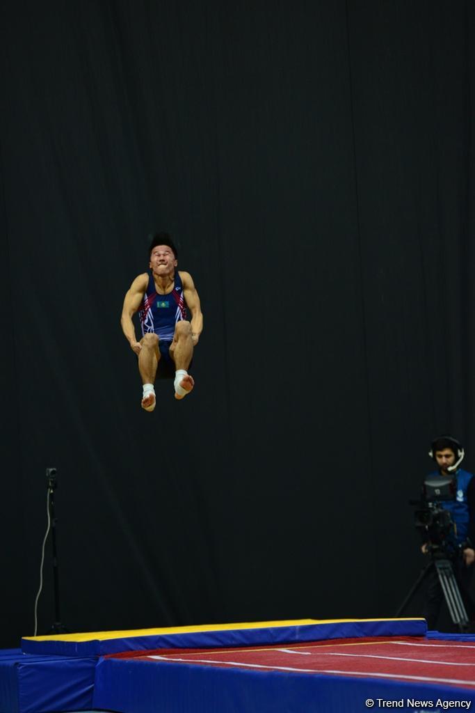 Winners of tumbling competition as part of World Cup awarded in Baku (PHOTO)