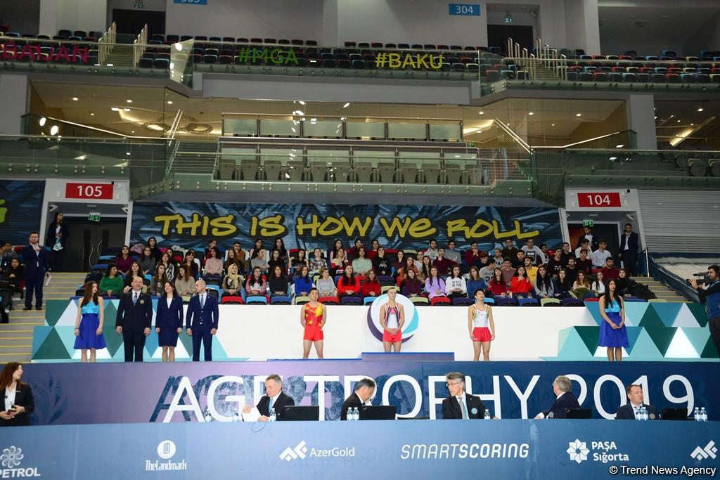 Winners of individual trampoline program as part of World Cup awarded in Baku (PHOTO)